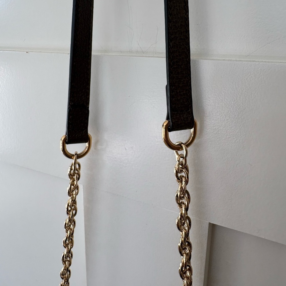 GUCCI GG SUPREME MONOGRAM OPHIDIA ROUND SHOULDER BAG - Picture 10 of 14